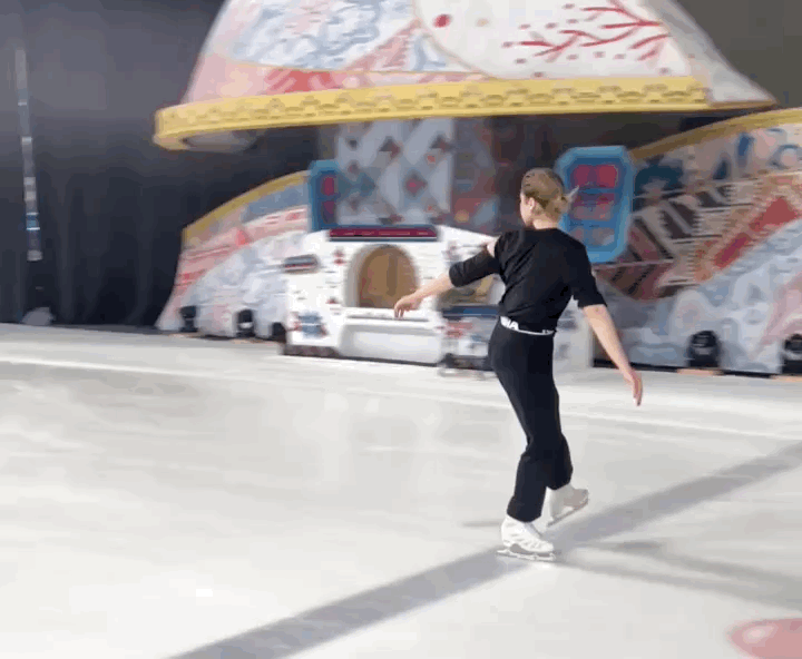 двойной аксель + тройной тулуп