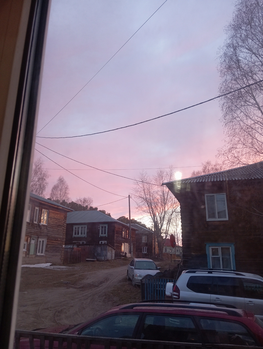 Красивый закат. Правда не сегодня. 