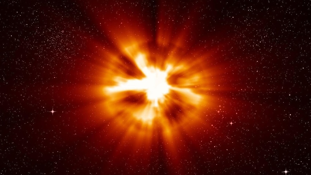 На фото - рождение Сверхновой.