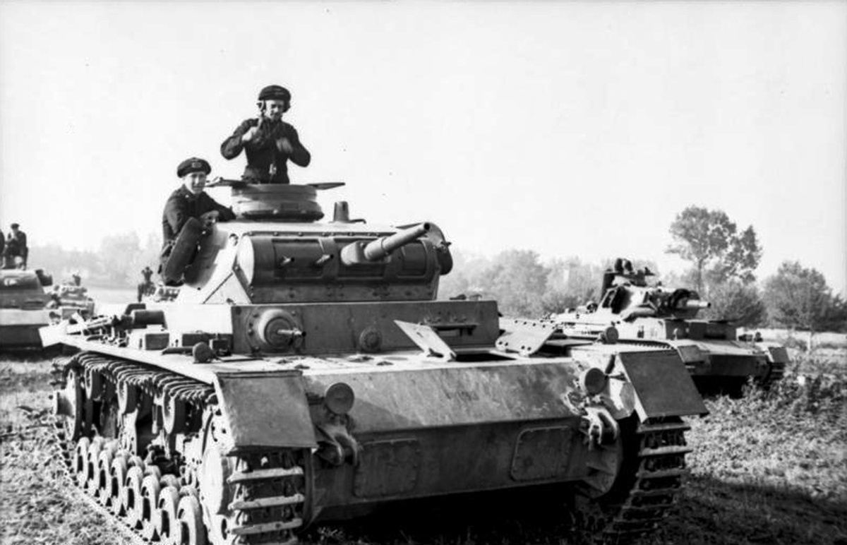 Pz.Kpfw. III Ausf. D, Польша, 1 сентября 1939 года.