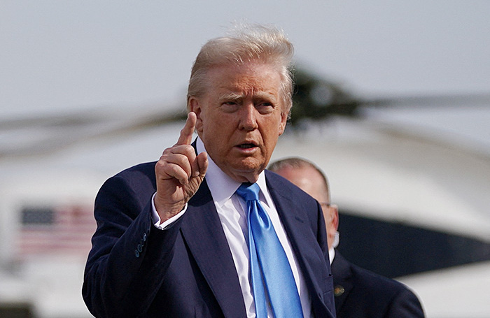    Дональд Трамп.REUTERS/Nathan Howard