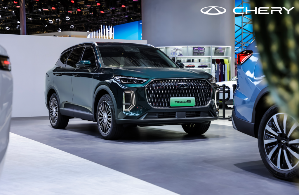 Chery Tiggo 9 CHS построен на фирменной платформе T2X.