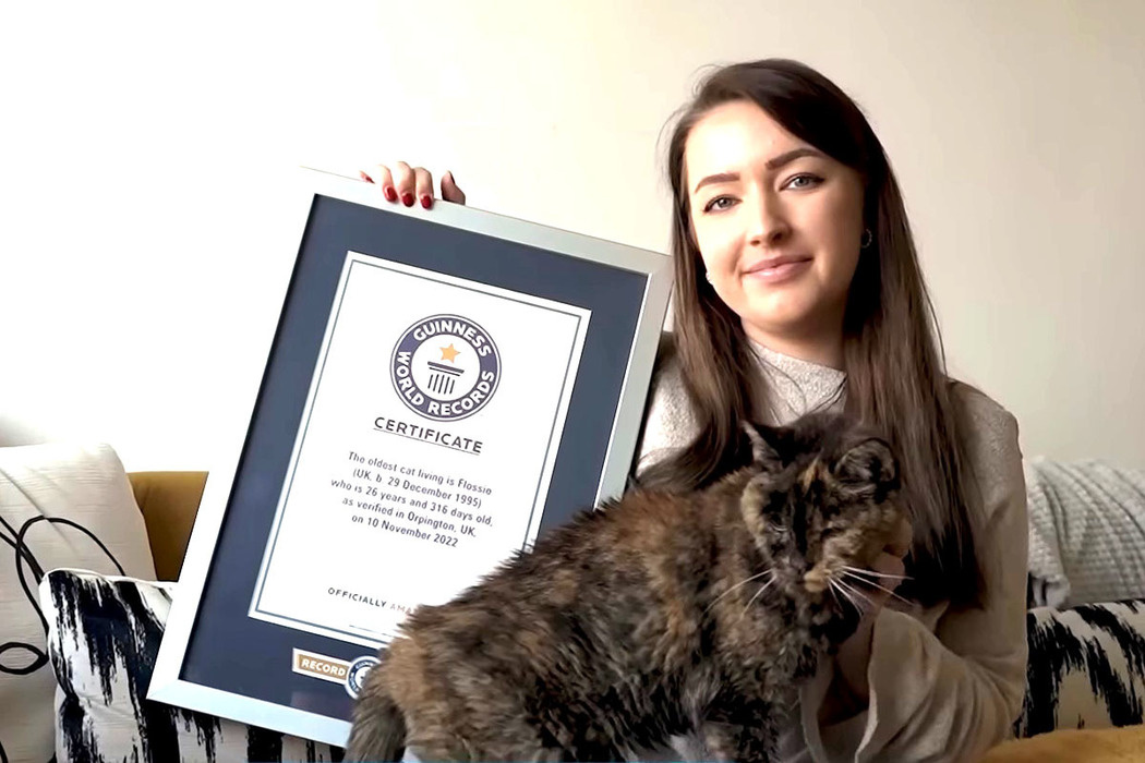 Флосси и ее хозяйка Вики. Фото из открытых источников в интернете