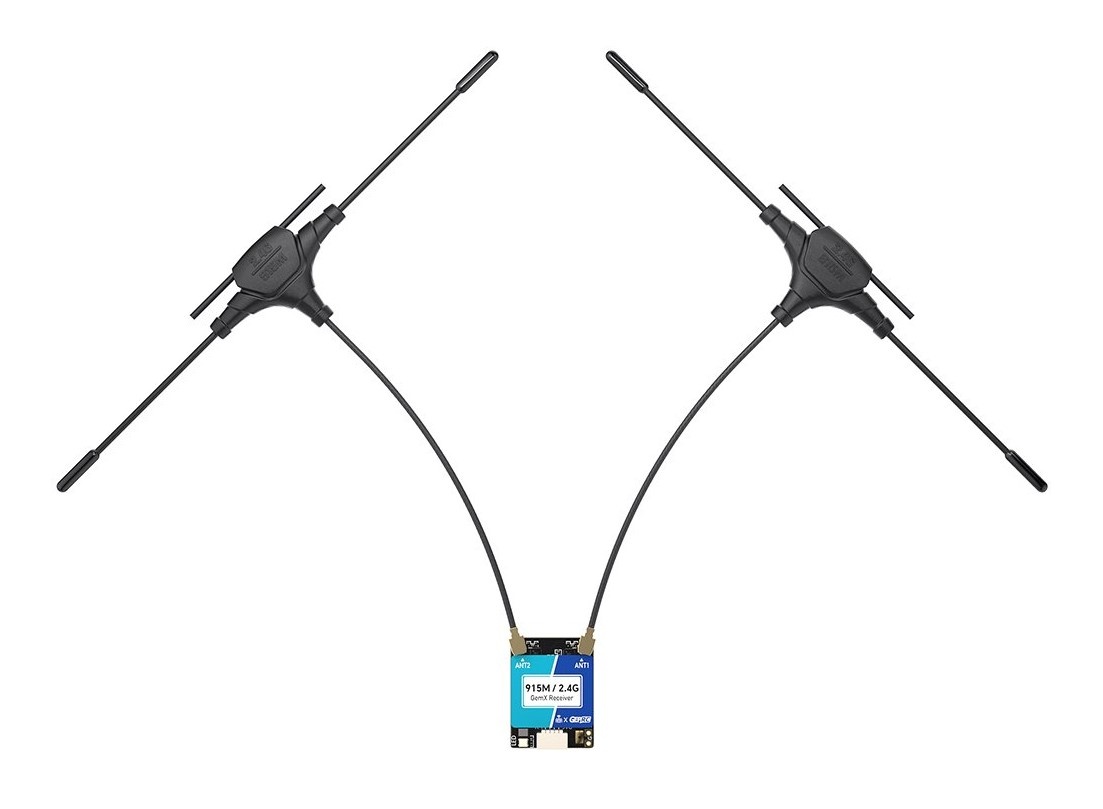 Очень и очень навороченный приемник ELRS на дрон GEPRC ELRS 915M/2.4G Gemini Xrossband