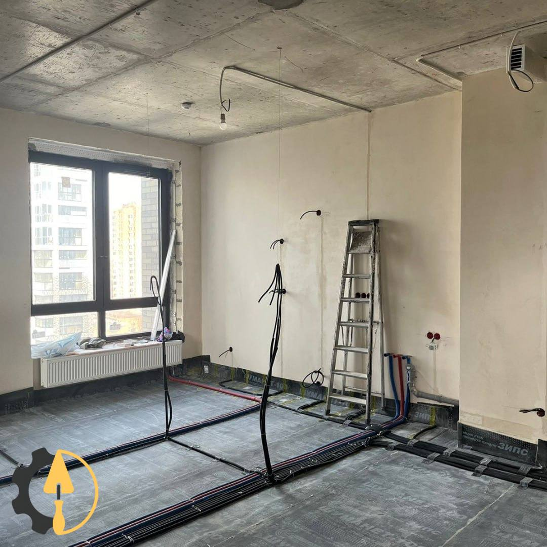 На фото: черновой и инженерный ремонт от «Механизаторов»
