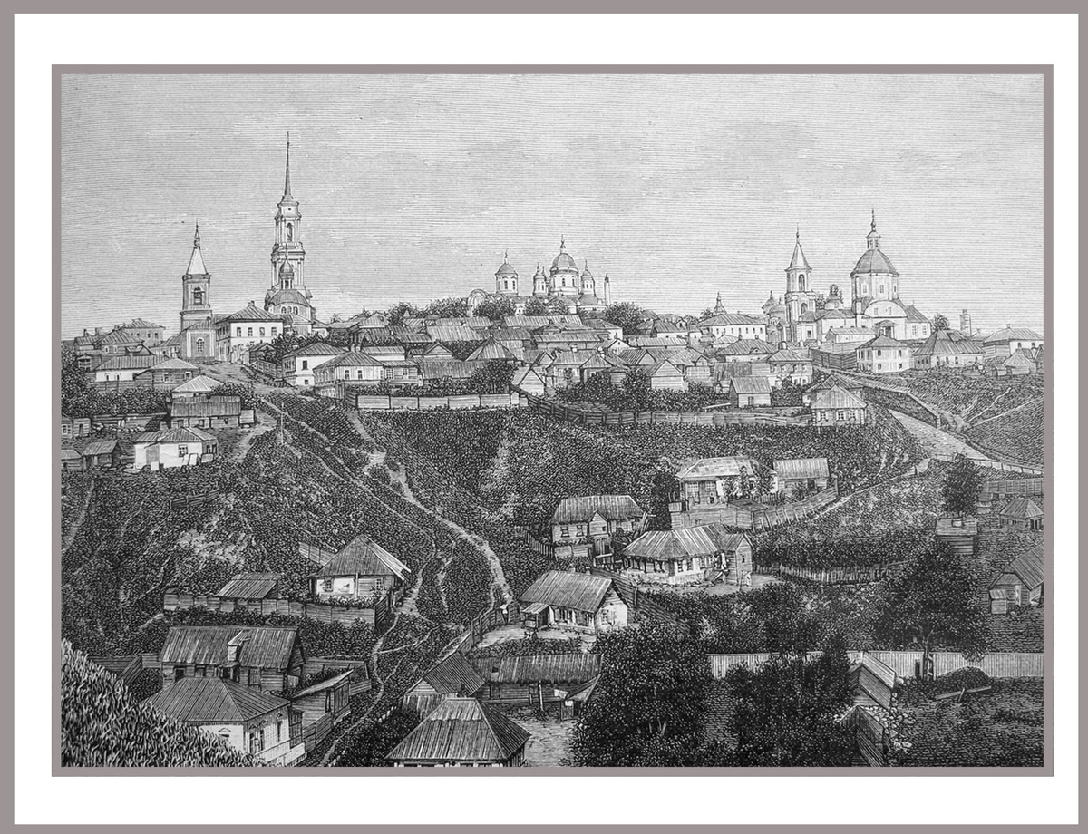 Общий вид города Воронежа.