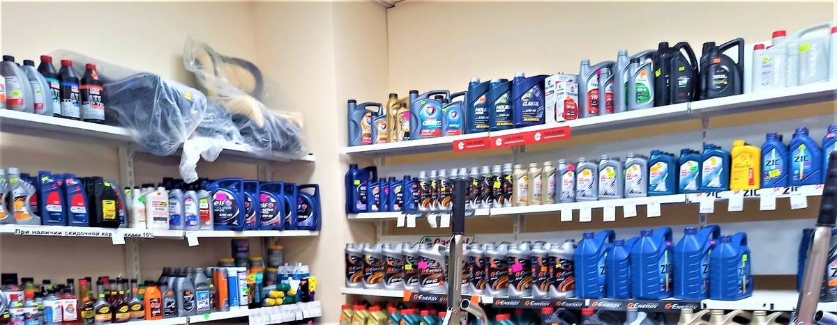 современые масла в магазине