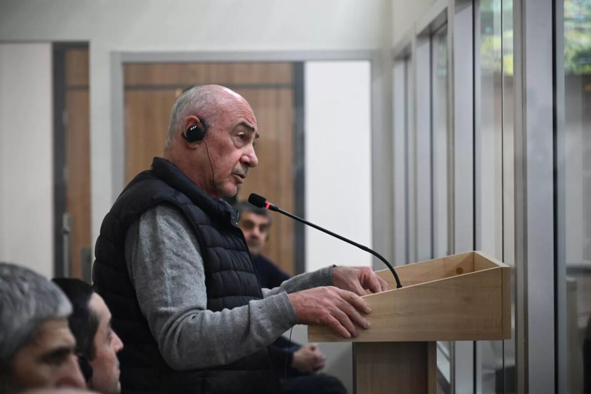 Судебное заседание над армянским военно-политическим руководством Нагорного Карабаха (25 апреля 2025). Баку
© Photo