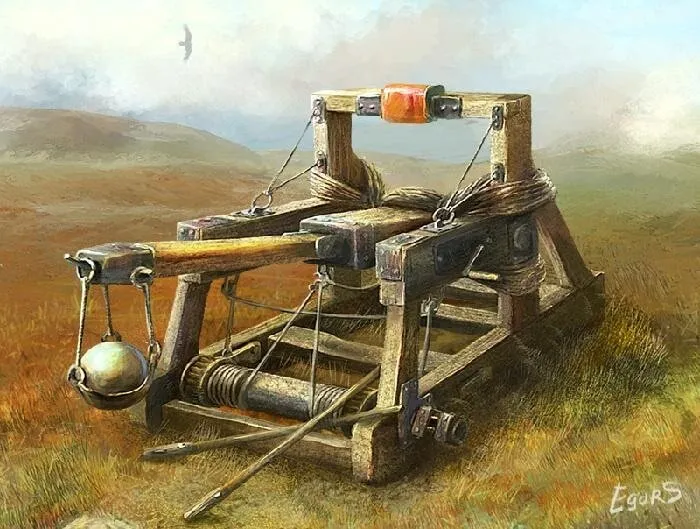 (Древнеримский онагр. Картина современного художника)