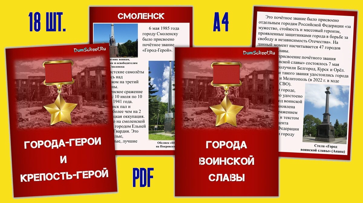 Про города ВОВ. Плакаты.