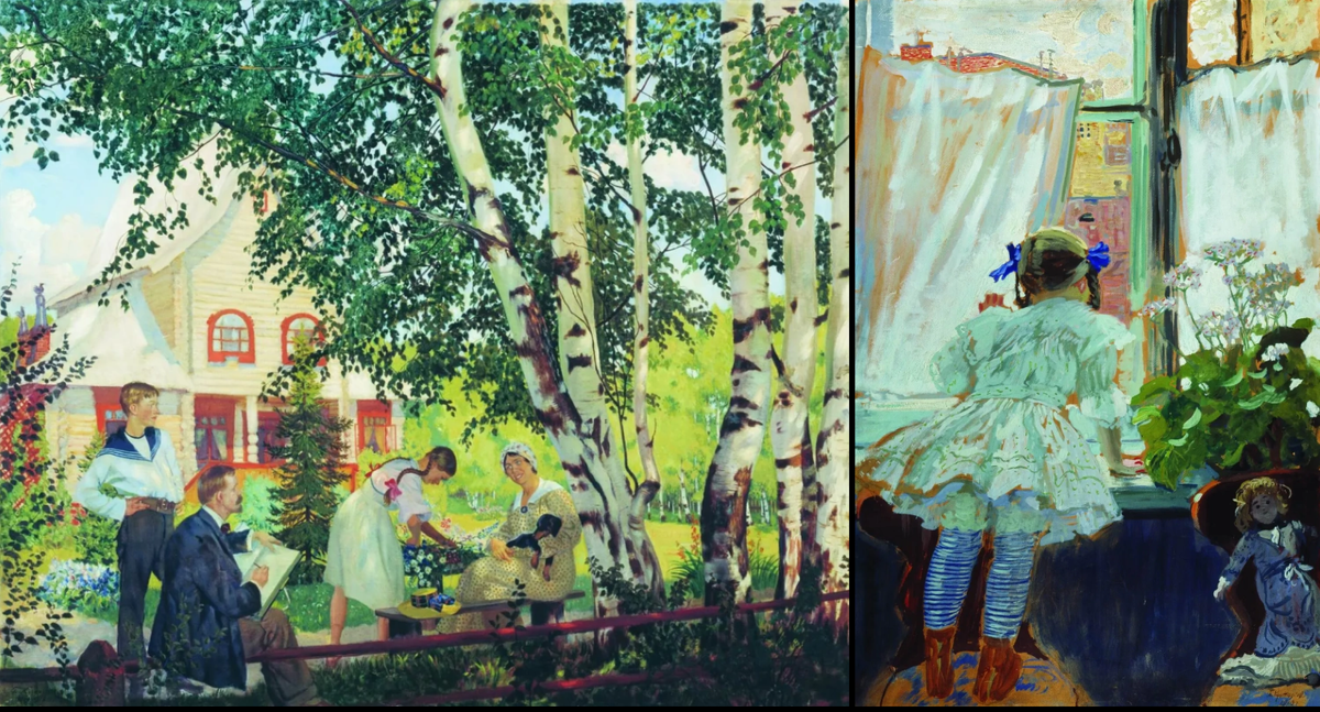 Художник Б.М. Кустодиев