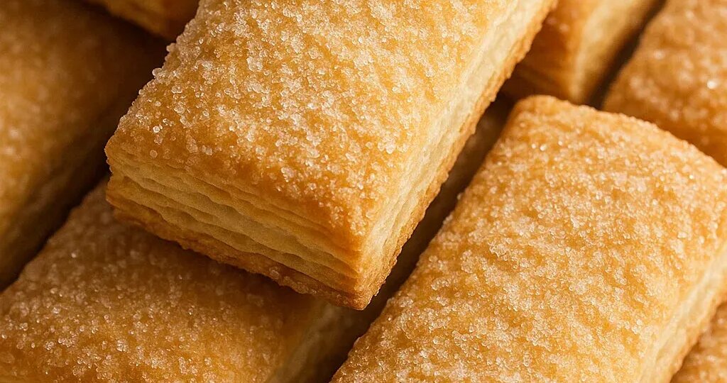 Слоёное тесто на скорую руку😋