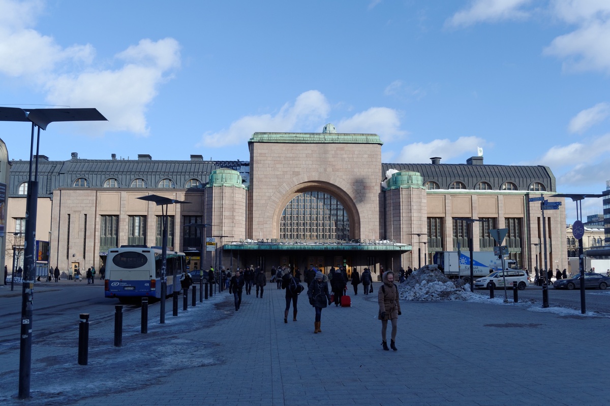 Центральный железнодорожный вокзал Хельсинки/© Slyronit/commons.wikimedia.org