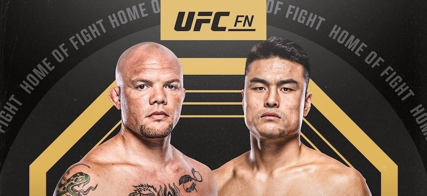 "хорошо я не комментатор в этом бою, хрен знает как произнести имя чела справа" - Мысли Энтони Смита