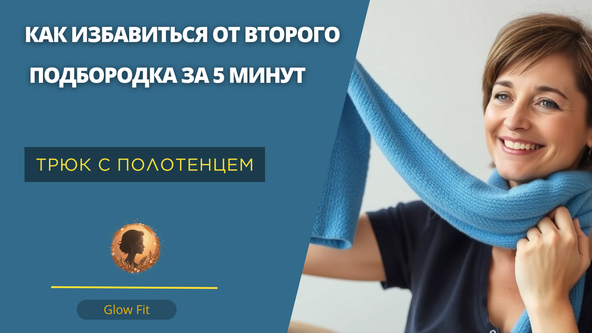 Как убрать второй подбородок за 5 минут в день