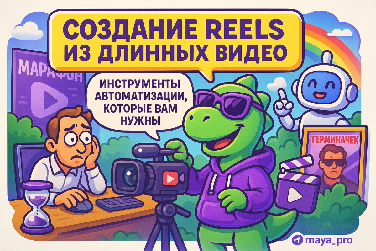    Как автоматизировать создание Reels из длинных видео и повысить свою продуктивность в Instagram Артур Хорошев