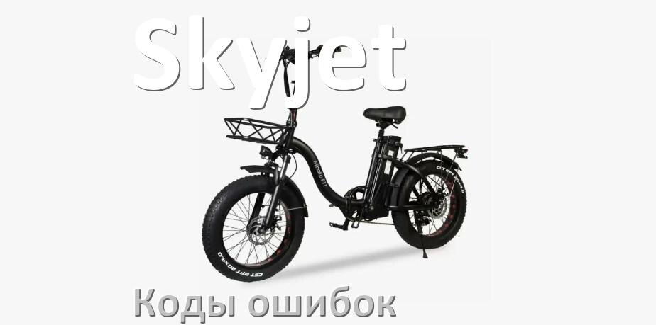 
Коды ошибок электровелосипеда Skyjet что означает info 03, 01, E10, 06, E001, E07