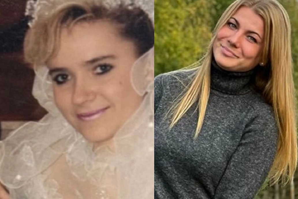 Исчезнувшая Ольга (слева), ее дочь Катя (справа)