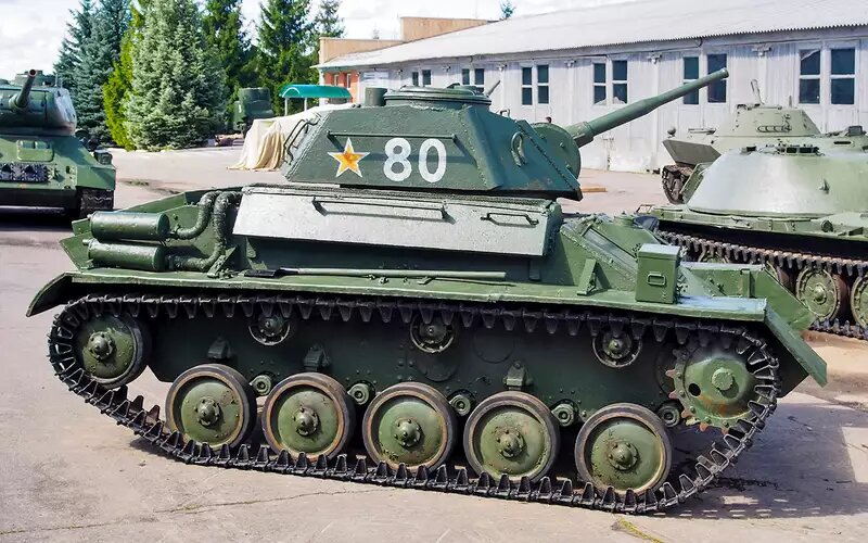    Танк Т-80 – последний легкий танк СССР, выпущенный в годы Великой Отечественной, сохранился в единственном экземпляре.