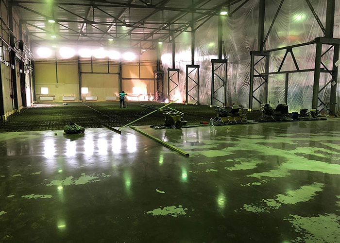 Промышленные полы для ангара