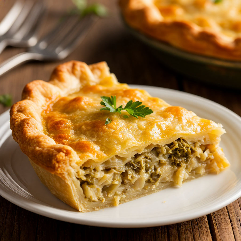 Нежный Капустный пирог