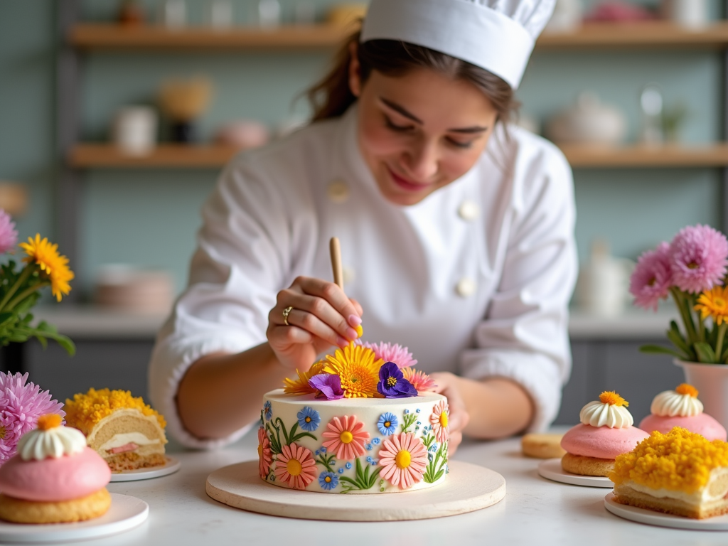 съедобные цветы