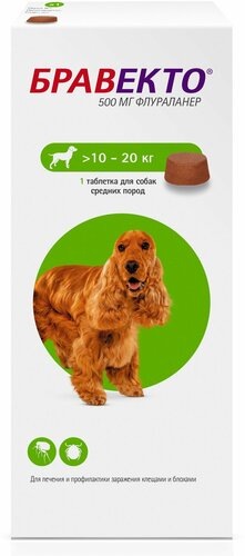 Таблетки которые работают - бравекто, от блох