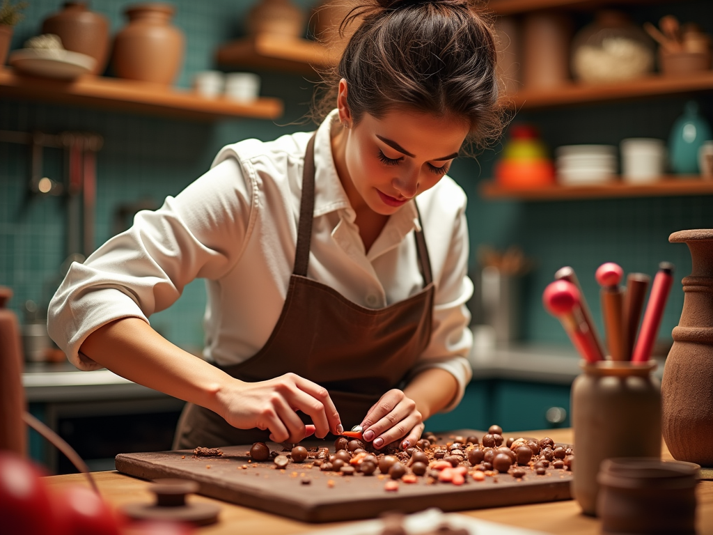 шоколадные украшения