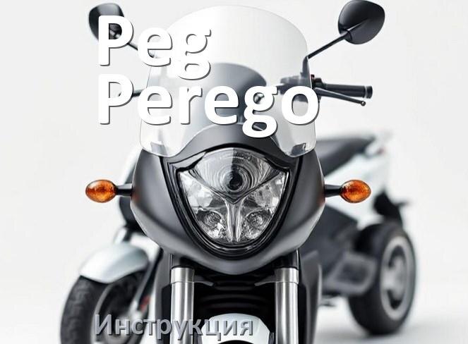 
Инструкция на электроскутер Peg Perego руководство пользователя PDF на русском