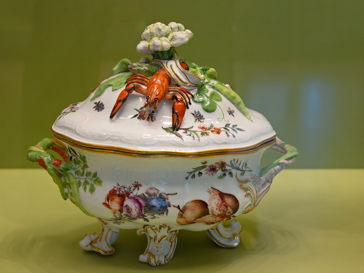 Супница, Мейсенский фарфор, музей ИФЗ