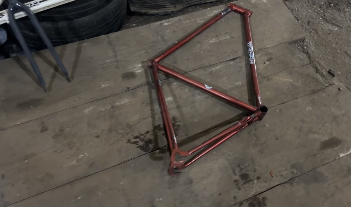 Вот такая вот рама. Велосипед ХВЗ Турист
