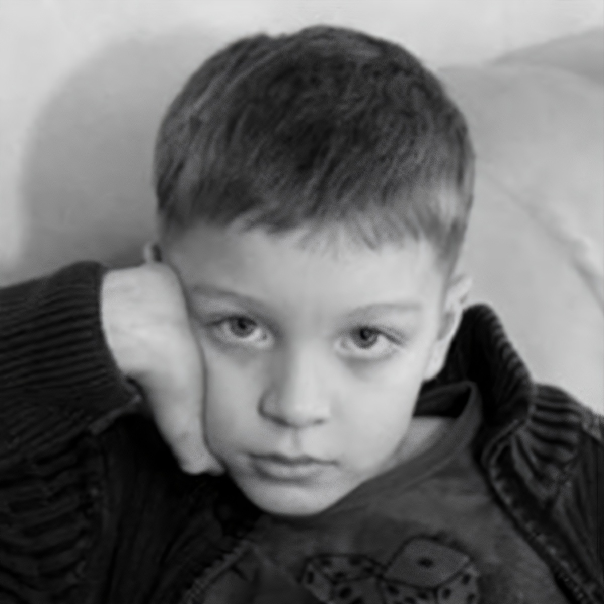 Будущий артист в детстве