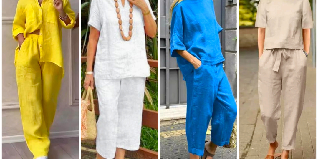 Стильные летние Плюс Сайз костюмы из льна и хлопка дешевле, чем на Wildberries! Как я покупаю классные вещи на Джум! Подборка и артикулы