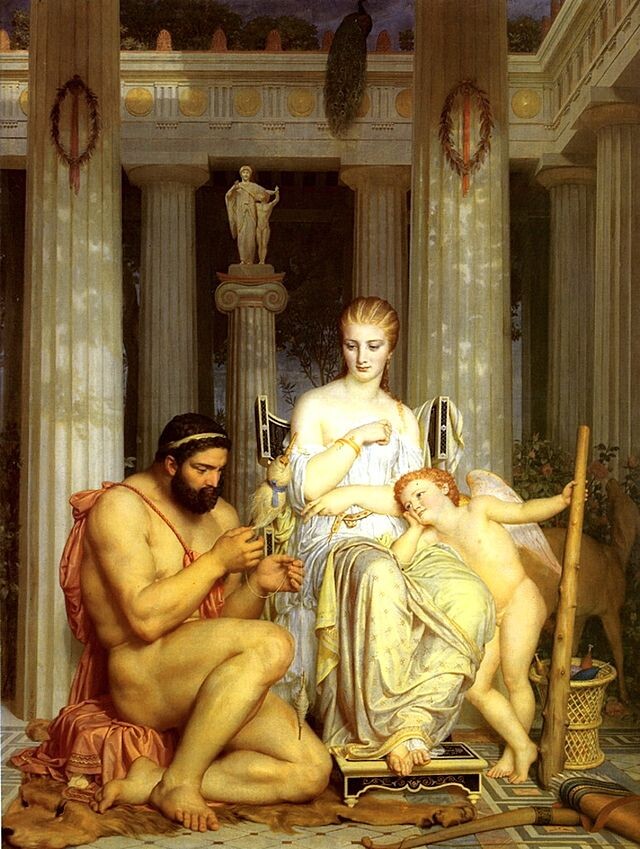 Hercules and Omphale (1862), Marc Gabriel Charles Gleyre