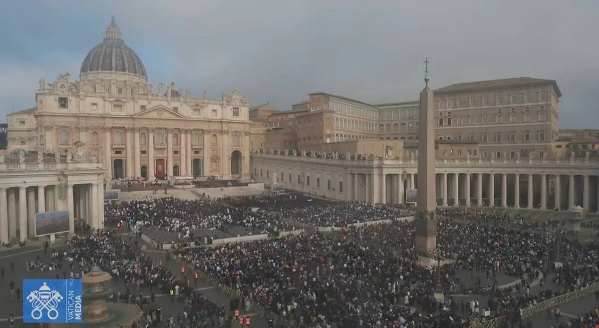    Фото: скриншот трансляции СМИ Ватикана