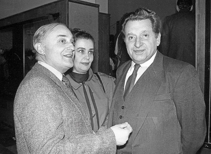 Писатель Аркадий Ваксберг, актриса Ольга Замоткина и врач нейрохирург Эдуард Кандель. / Фото: photoxpress.ru