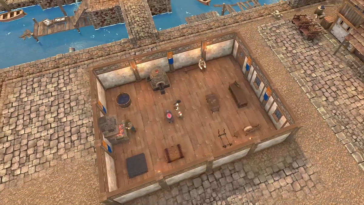 Пример начальной уровни кузницы Blacksmith Master