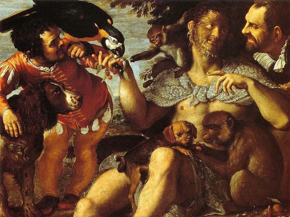 «Волосатый Гарри, Безумный Питер и Крошечный Амон», худ. Агостино Карраччи