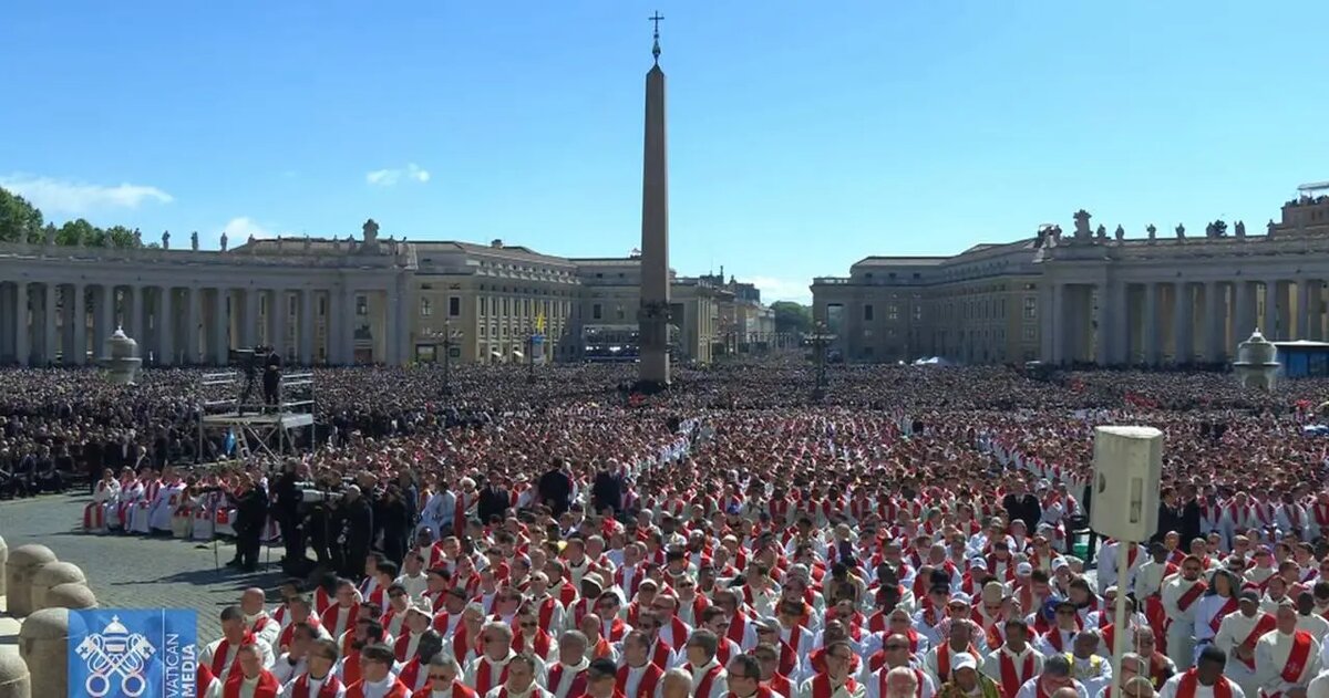    Фото: скриншот трансляции СМИ Ватикана