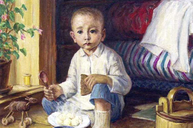    Габдулла Тукай. Фото:  АиФ/ Фоторепродукция картины Маленький Тукай Х. Казакова предоставлены музеем Г.Тукая