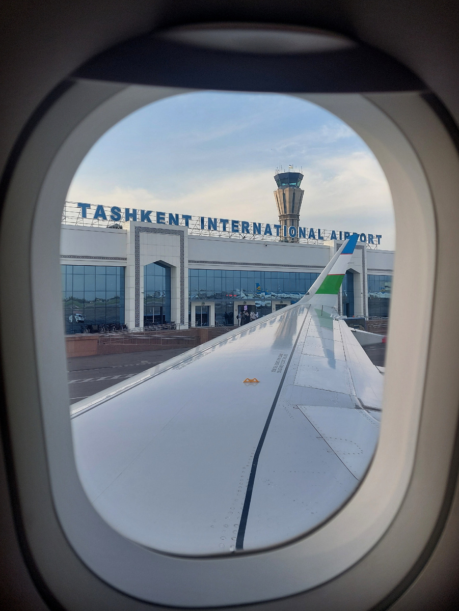 Прибыли в Ташкент.