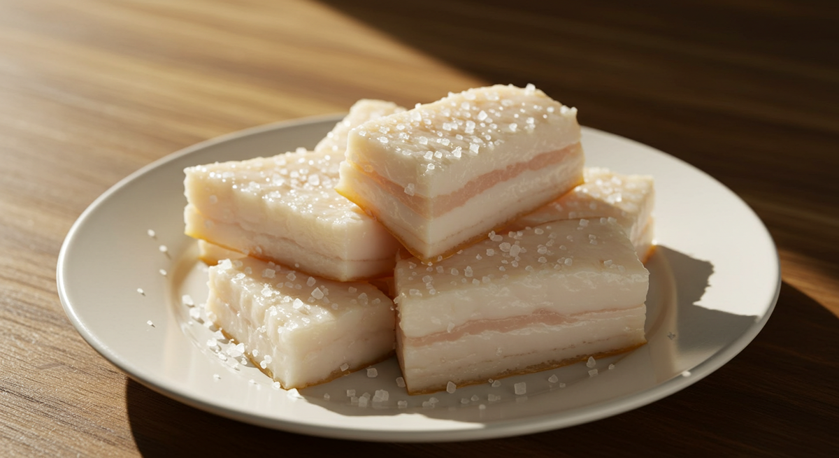 Свиное саленое сало вкуснятина