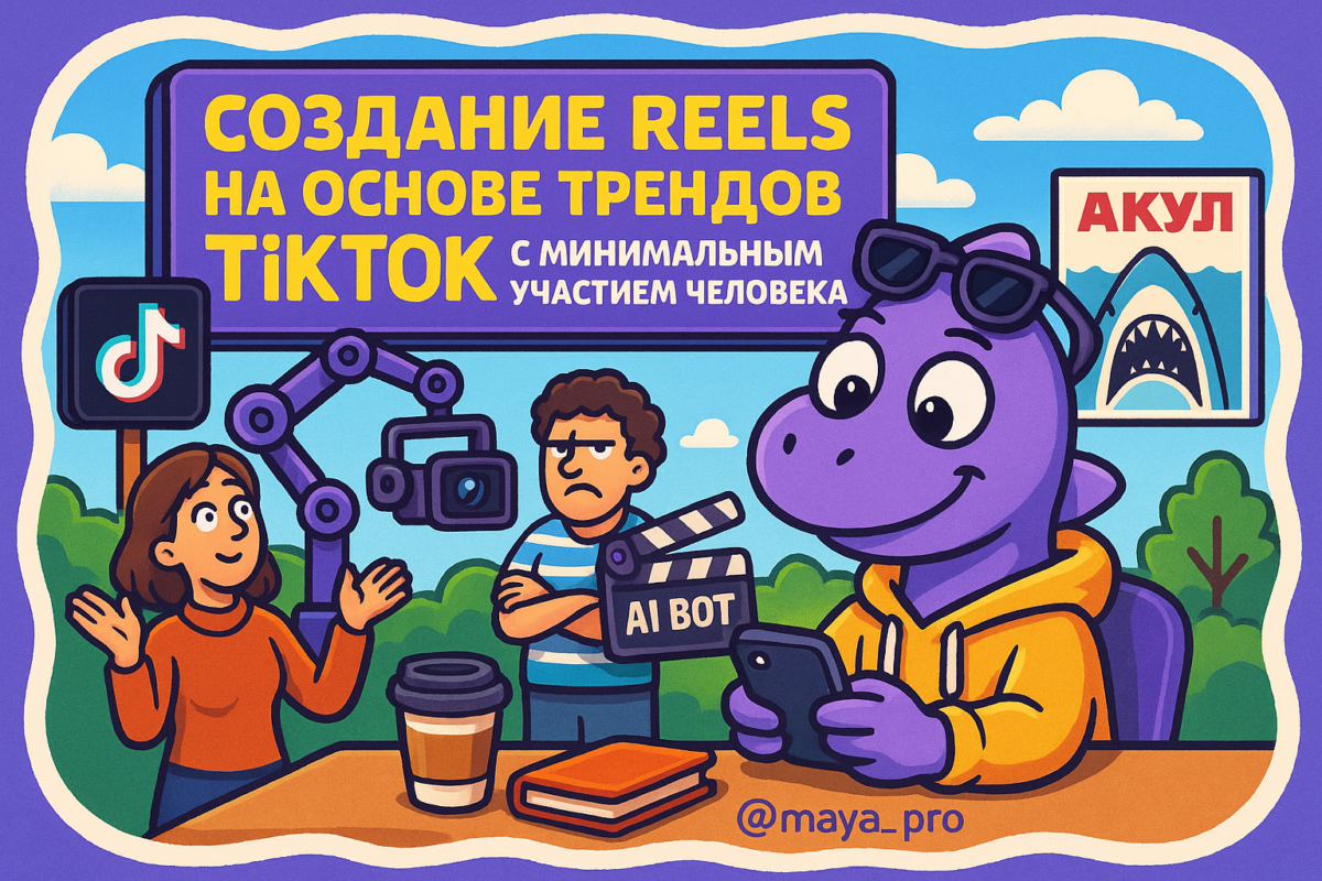    Автоматизация Reels: как за пару кликов стать TikTok-трендсеттером на Instagram с помощью Make.com Артур Хорошев
