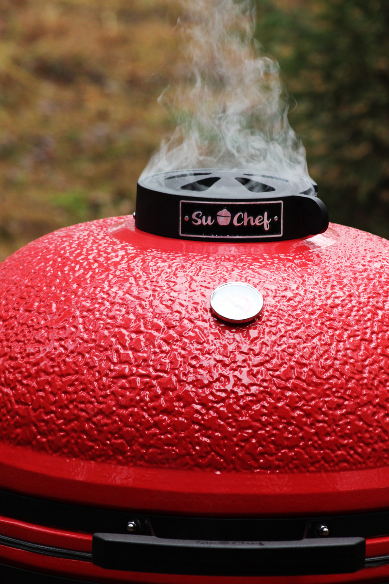 Керамический гриль Su Chef Red Classique