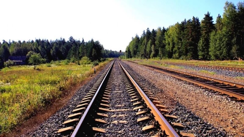     Рельсы. Железнодорожные пути. СС0