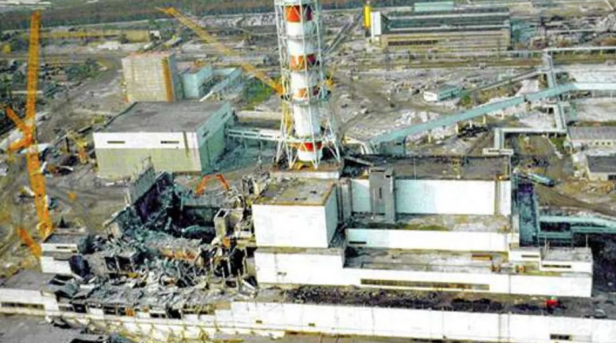 Кадр из фильма «Колокол Чернобыля» (1986)