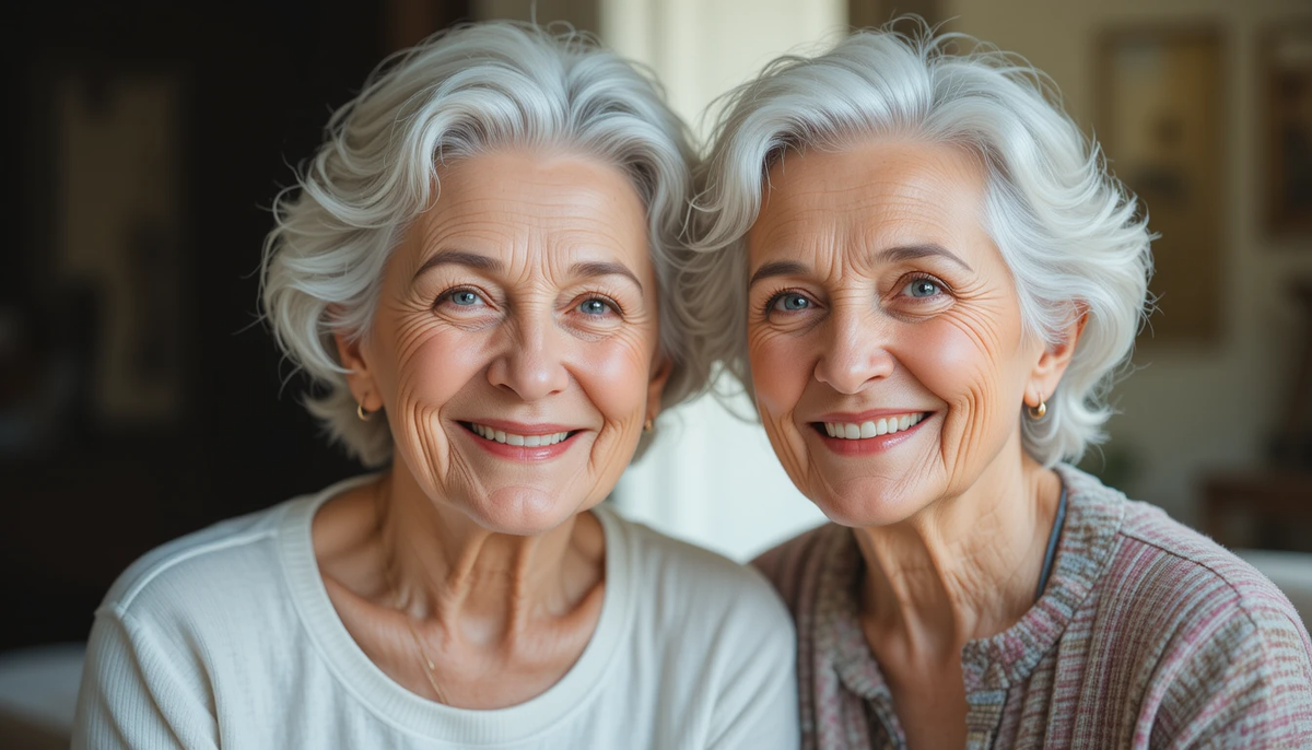 Почему ваша подруга выглядит моложе, хотя вы одногодки?