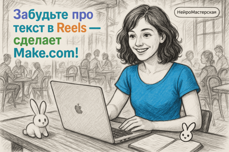    Забудьте про текст в Reels — сделает Make.com! Оксана Солдатова