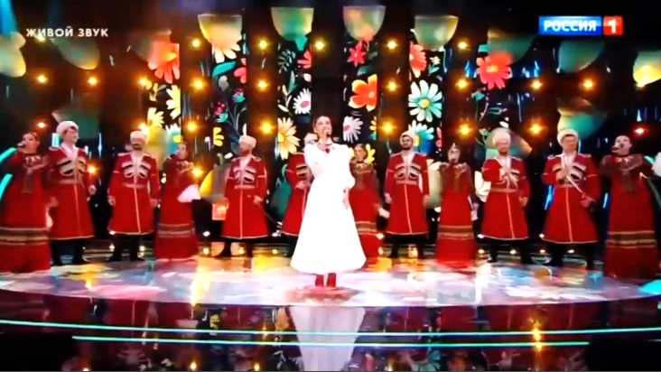 Татьяна Куртукова. Кадр из шоу «Ну-ка, все вместе! Хром!» 2 сезон, 4 выпуск