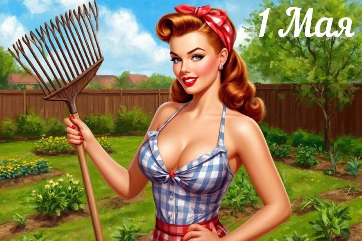   50+ открыток с 1 Мая.